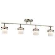 Kichler Hendrik 4 Light Semi-Flush Ceiling Fixture Brushed Nickel