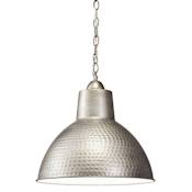Kichler Missoula Single Light 14" Wide Pendant with Metal Shade Antique Pewter