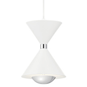 Kichler Kordan 2 Light 6" Wide LED Mini Pendant Matte White