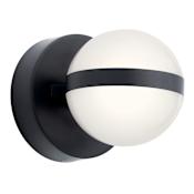 Kichler Brettin 2 Light 5" Tall LED Bathroom Sconce Matte Black