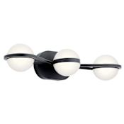 Kichler Brettin 3 Light 24" Wide LED Bathroom Vanity Light Matte Black