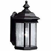 Kichler Kirkwood Collection 1 Light 17" Outdoor Wall Light Black (Painted)
