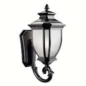 Kichler Salisbury Collection 1 Light 29" Outdoor Wall Light Black