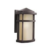 Kichler Lantana Collection 1 Light 9" Wide Outdoor Wall Light Architectural Bronze