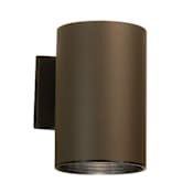 Kichler Cylinder 1 Light 8" Outdoor Wall Light Architectural Bronze