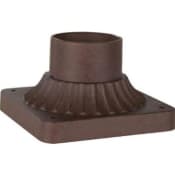 Kichler 5.75" Post for Kichler Landscape Post Lights Architectural Bronze
