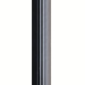 Kichler 84" Direct Burial Fluted Aluminum Post Black