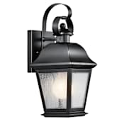 Kichler Mount Vernon Collection 1 Light 13" Outdoor Wall Light Black