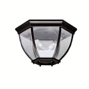 Kichler 2 Light Outdoor Ceiling Fixture Black