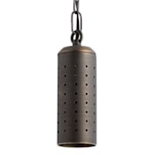 Kichler Twinkler 2" Wide Low Voltage Outdoor Pendant Centennial Brass