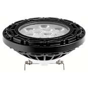 Kichler 12V 10W LED PAR36 Landscape Bulb, 2700K 60 Degree Wide Flood Black