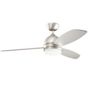 Kichler Vassar 52" 3 Blade LED Indoor Ceiling Fan Brushed Nickel