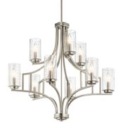 Kichler Vara 9 Light 25-3/4" Wide Chandelier Brushed Nickel