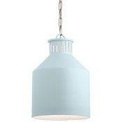 Kichler Montauk 12" Wide Single Pendant Light Blue