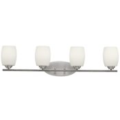 Kichler Eileen 34" Wide 4 Light Bathroom Light Brushed Nickel