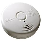 Kidde Sealed Battery Smoke Detector with 10-Year Lithium Power and Smart Hush Feature White