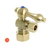 Kingston Brass Vintage 2-1/8" High Quarter Turn Ball Valve Brushed Brass