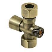 Kingston Brass Vintage Shower Diverter Valve Antique Brass