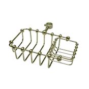 Kingston Brass 7" Riser Mount Soap Basket Brushed Nickel
