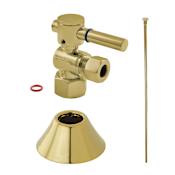 Kingston Brass Trimscape 2-3/8" High Plumbing Toilet Trim Kit Brushed Brass