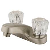 Kingston Brass Americana 1.2 GPM Centerset Bathroom Faucet Brushed Nickel