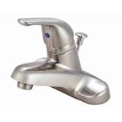 Kingston Brass Chatham 1.2 GPM Centerset Bathroom Faucet with Pop-Up Drain Assembly Brushed Nickel