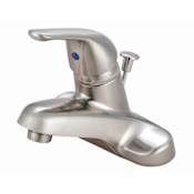 Kingston Brass Chatham 1.2 GPM Centerset Bathroom Faucet with Pop-Up Drain Assembly Brushed Nickel