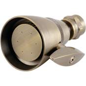 Kingston Brass 2-1/4" Multi Function Shower Head with 1/2" IPS Inlet Antique Brass