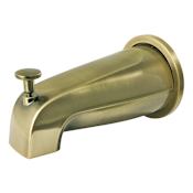 Kingston Brass Showerscape 5" Integrated Diverter Tub Spout Antique Brass