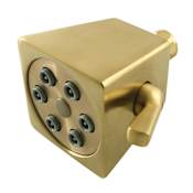 Kingston Brass Monarch 1.8 GPM Single Function Shower Head Brushed Brass