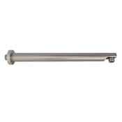 Kingston Brass Aquaelements 13" Brass Shower Arm with Flange Brushed Nickel