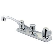 Kingston Brass 1.8 GPM Standard Kitchen Faucet Polished Chrome