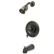 Kingston Brass Magellan Tub and Shower Trim Package with 1.8 GPM Single Function Shower Head Oil Rubbed Bronze