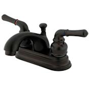 Kingston Brass 1.2 GPM Centerset Bathroom Faucet with Pop-Up Drain Assembly Oil Rubbed Bronze