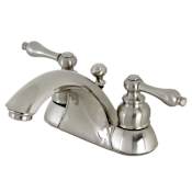 Kingston Brass 1.2 GPM Centerset Bathroom Faucet with Pop-Up Drain Assembly Brushed Nickel