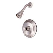 Kingston Brass Concord Shower Only Trim Package with 1.8 GPM Multi Function Shower Head Brushed Nickel
