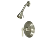 Kingston Brass Shower Only Trim Package with 1.8 GPM Single Function Shower Head Brushed Nickel