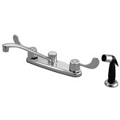 Kingston Brass Magellan 1.8 GPM Standard Kitchen Faucet - Includes Side Spray Polished Chrome