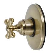 Kingston Brass Vintage Single Handle Volume Control Valve Trim Antique Brass