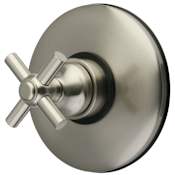 Kingston Brass Vintage Single Handle Volume Control Valve Trim Brushed Nickel