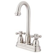 Kingston Brass Restoration 1.8 GPM Standard Bar Faucet Brushed Nickel
