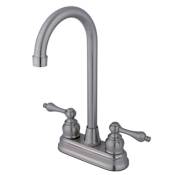 Kingston Brass Victorian 1.8 GPM Standard Bar Faucet Brushed Nickel