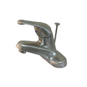 Kingston Brass Wyndham 1.2 GPM Centerset Bathroom Faucet with Pop-Up Drain Assembly Brushed Nickel