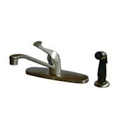 Kingston Brass Chatham 1.8 GPM Standard Kitchen Faucet - Includes Side Spray Brushed Nickel