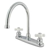Kingston Brass Vintage 1.8 GPM Standard Kitchen Faucet Polished Chrome