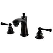 Kingston Brass Vintage 1.2 GPM Widespread Bathroom Faucet with Pop-Up Drain Assembly Oil Rubbed Bronze