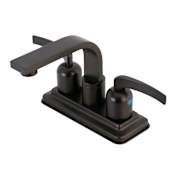 Kingston Brass Centurion 1.2 GPM Centerset Bathroom Faucet with Pop-Up Drain Assembly Oil Rubbed Bronze