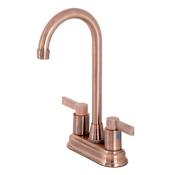 Kingston Brass NuvoFusion 1.8 GPM Standard Bar Faucet Antique Copper