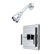 Kingston Brass Shower Only Trim Package with 1.8 GPM Multi Function Shower Head Polished Chrome