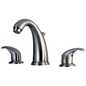 Kingston Brass Vintage 1.2 GPM Widespread Bathroom Faucet with Pop-Up Drain Assembly Brushed Nickel